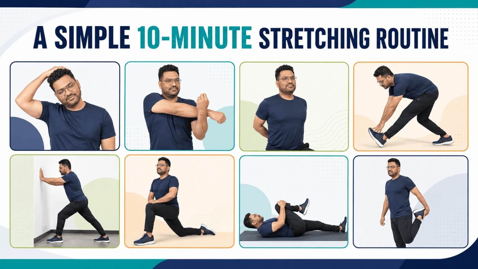 Complete 10 minute full body stretching exercises guide for beginners