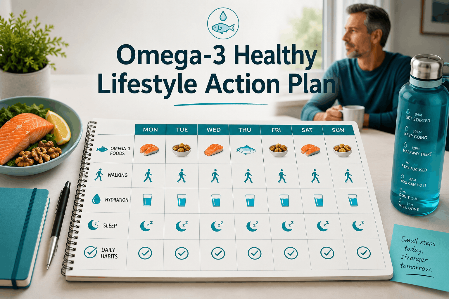 Omega 3 benefits action plan for heart brain and healthy aging after 40