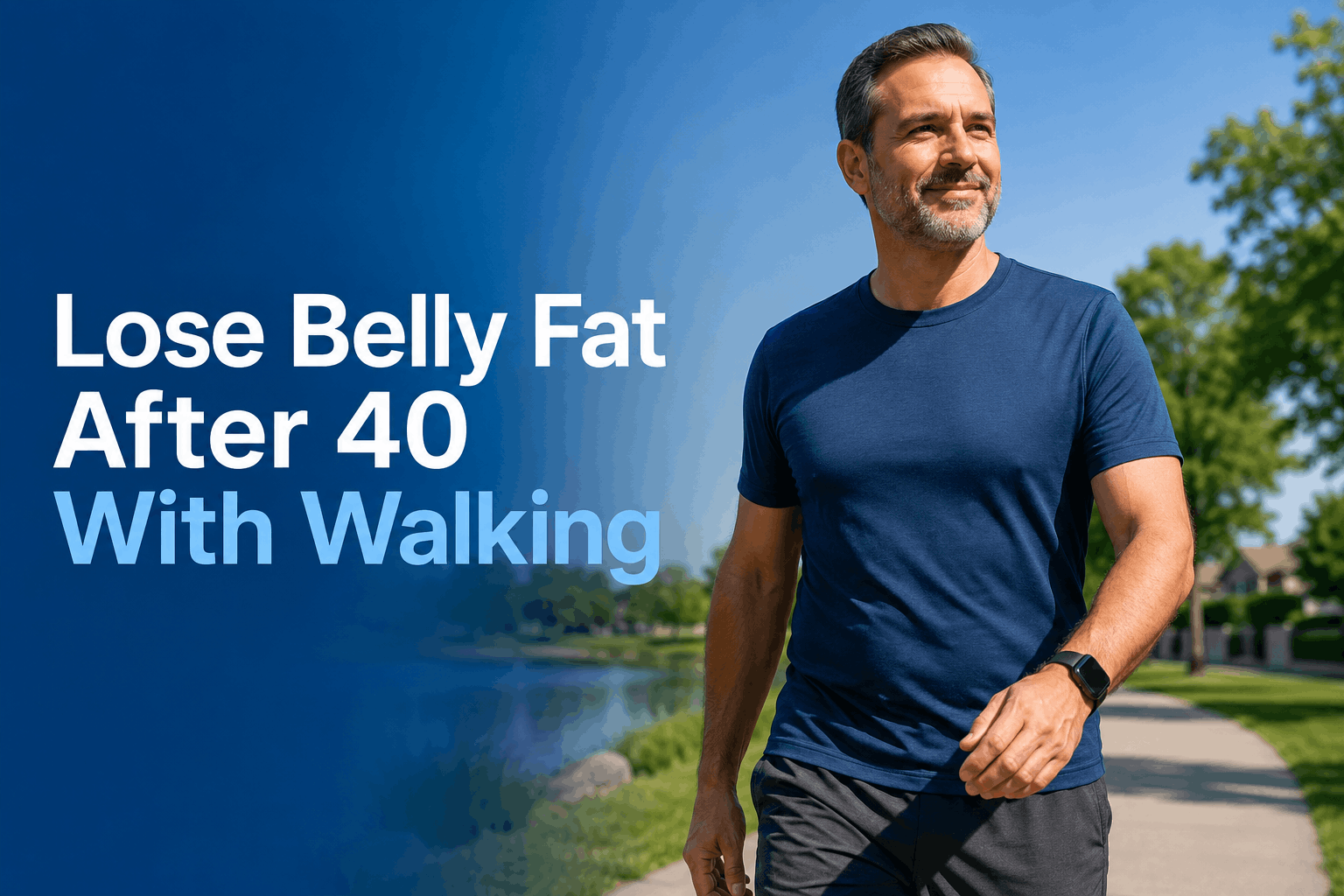Lose Belly Fat After 40 With Walking: A Simple Guide for Men