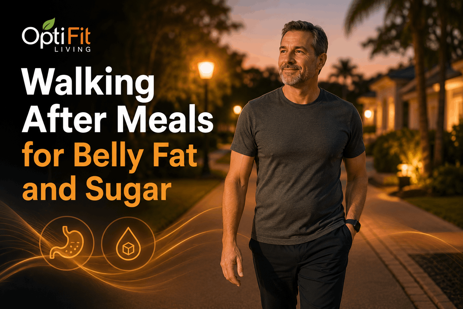 Walking after meals to lose belly fat and support blood sugar after 40
