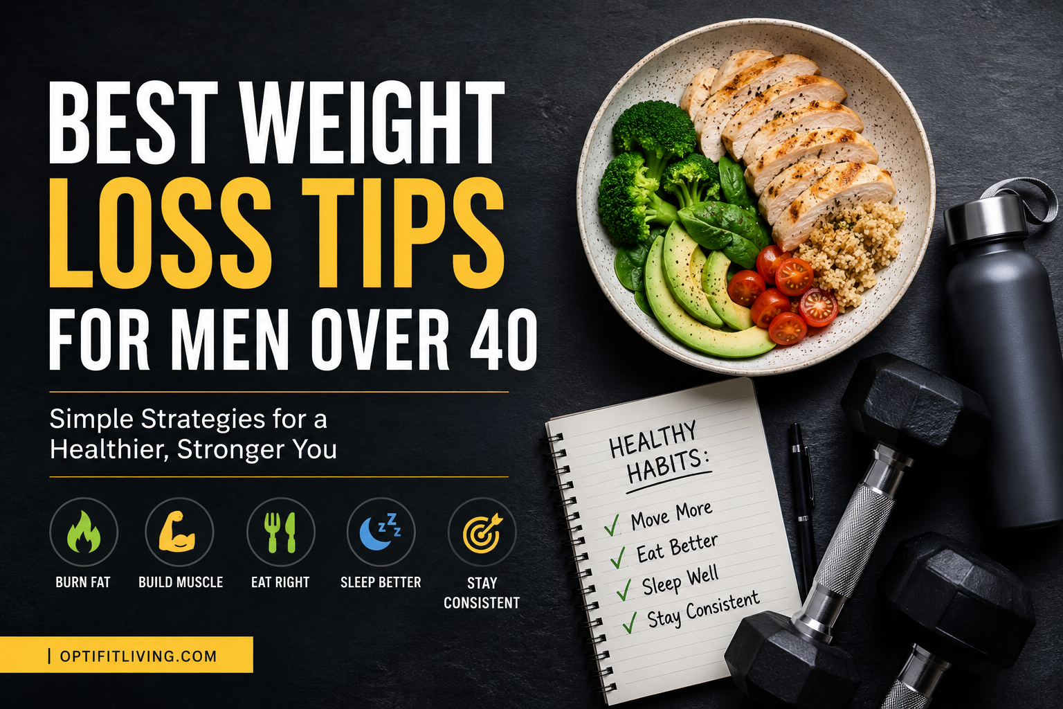 Best Weight Loss Tips for Men Over 40 | Simple & Effective Guide