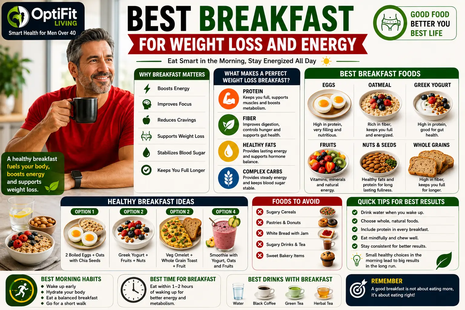 Best Breakfast for Weight Loss and Energy