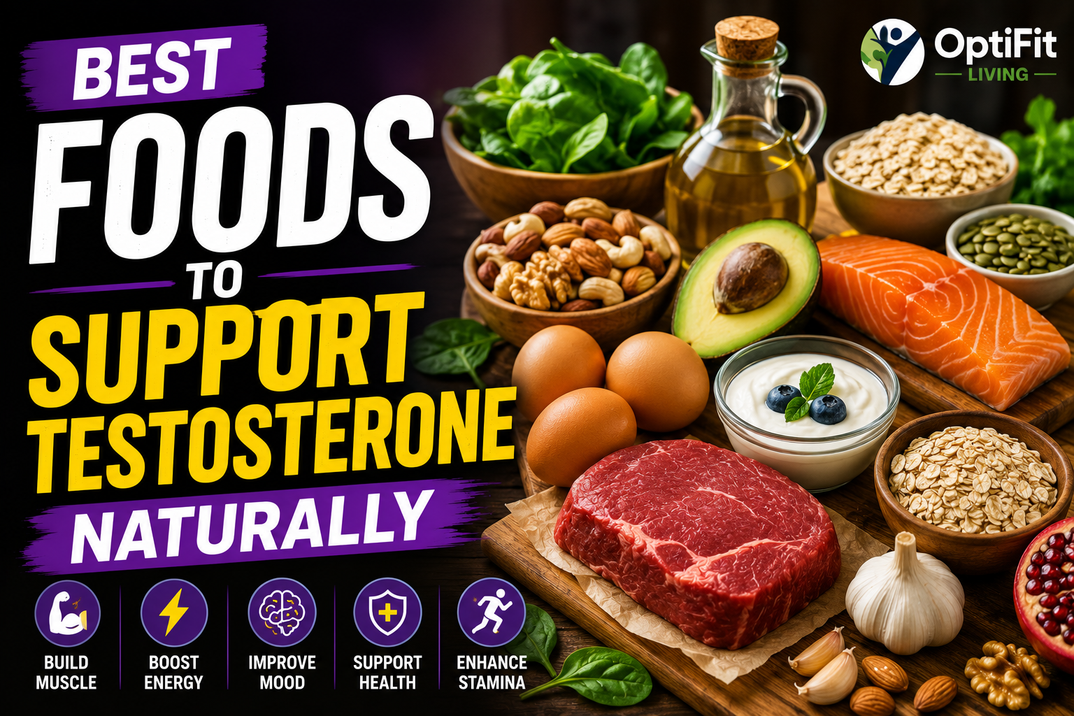 Best Foods to Support Testosterone Naturally