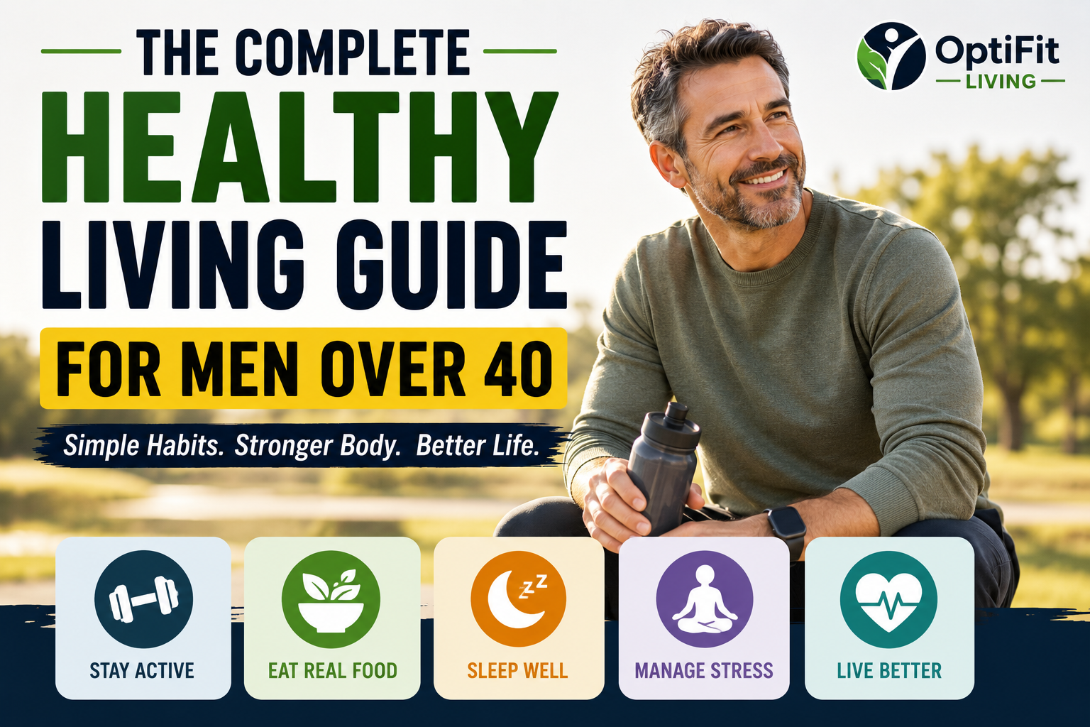 The Complete Healthy Living Guide for Men Over 40