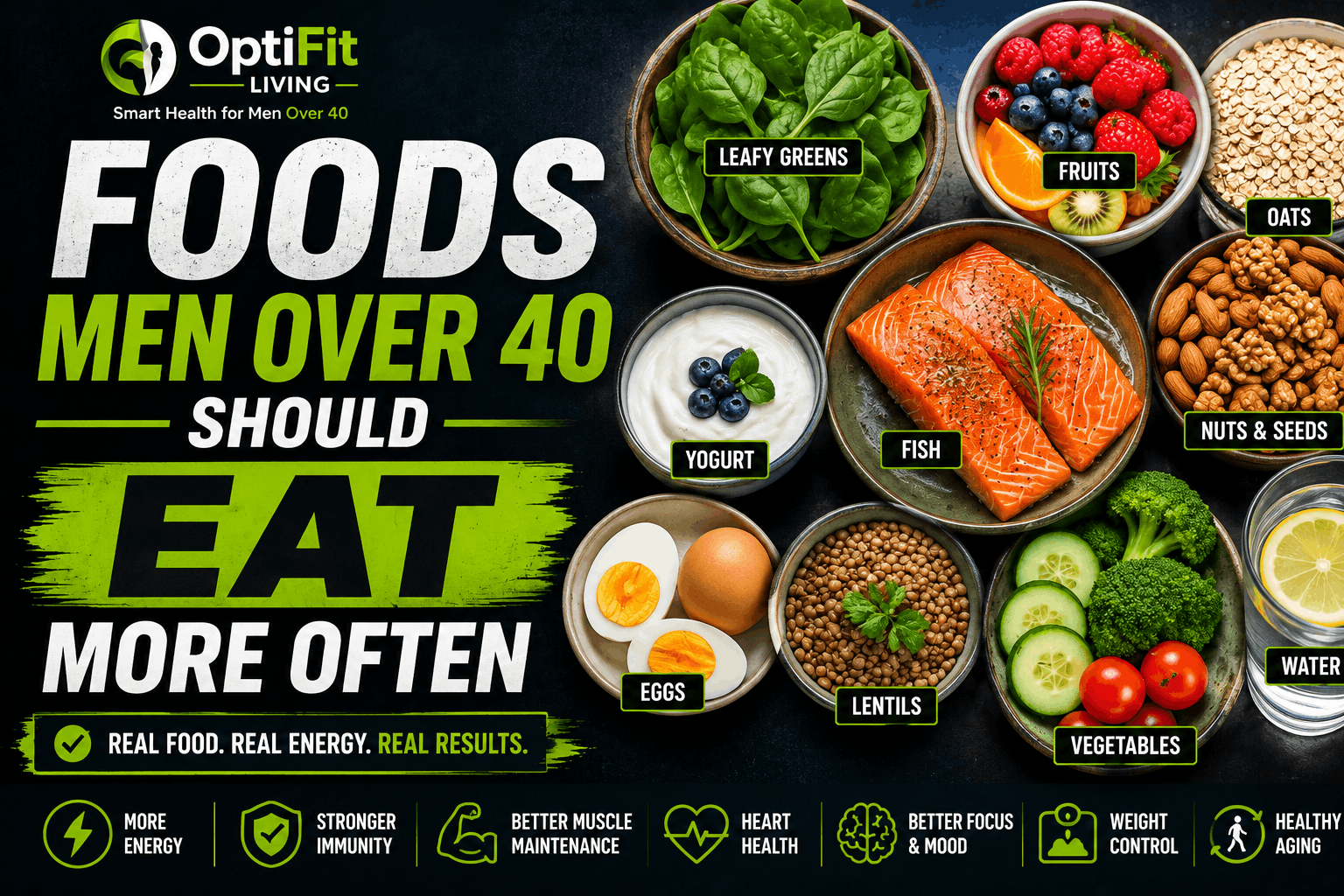 Foods Men Over 40 Should Eat More Often