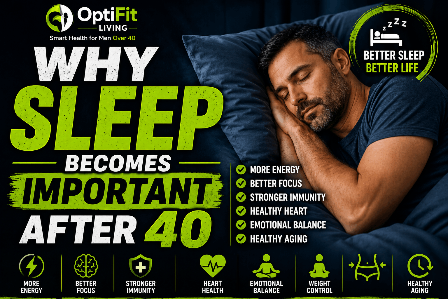 Why Sleep Becomes Important After 40