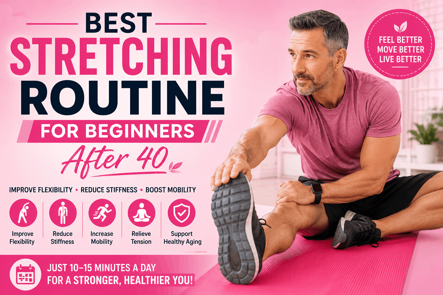 Best Stretching Routine for Beginners After 40