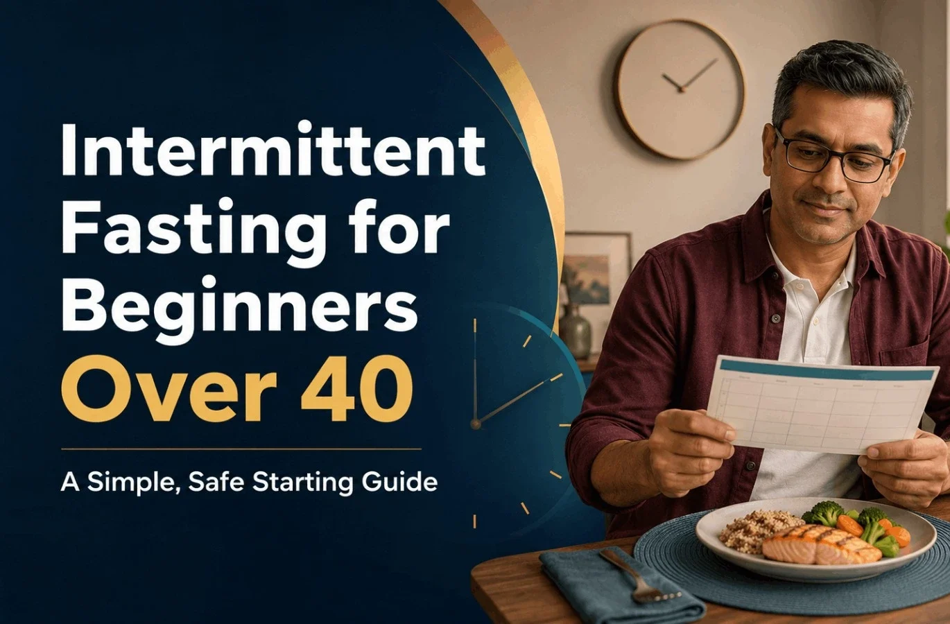 Intermittent Fasting for Beginners Over 40: Simple Guide & Routine