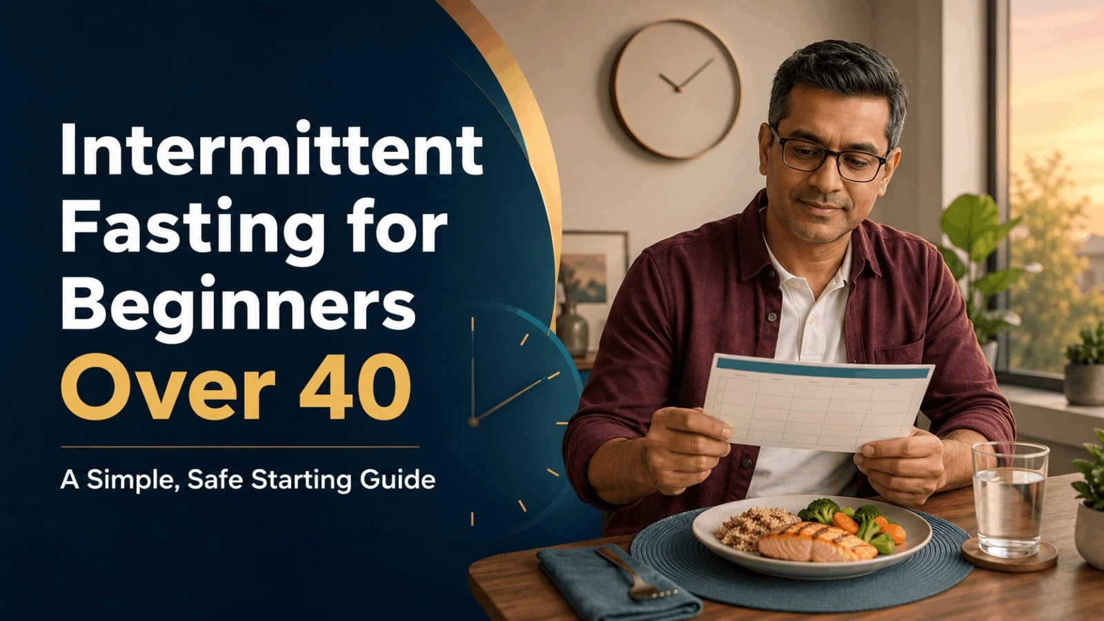 Intermittent Fasting for Beginners Over 40: Simple Guide & Routine
