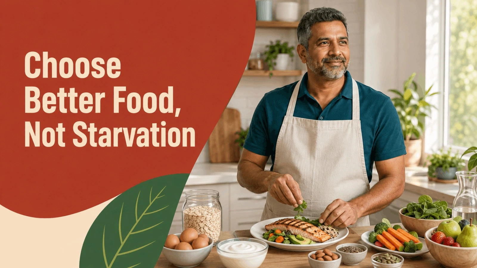 Choosing better food quality instead of starvation diets for healthy long term weight loss