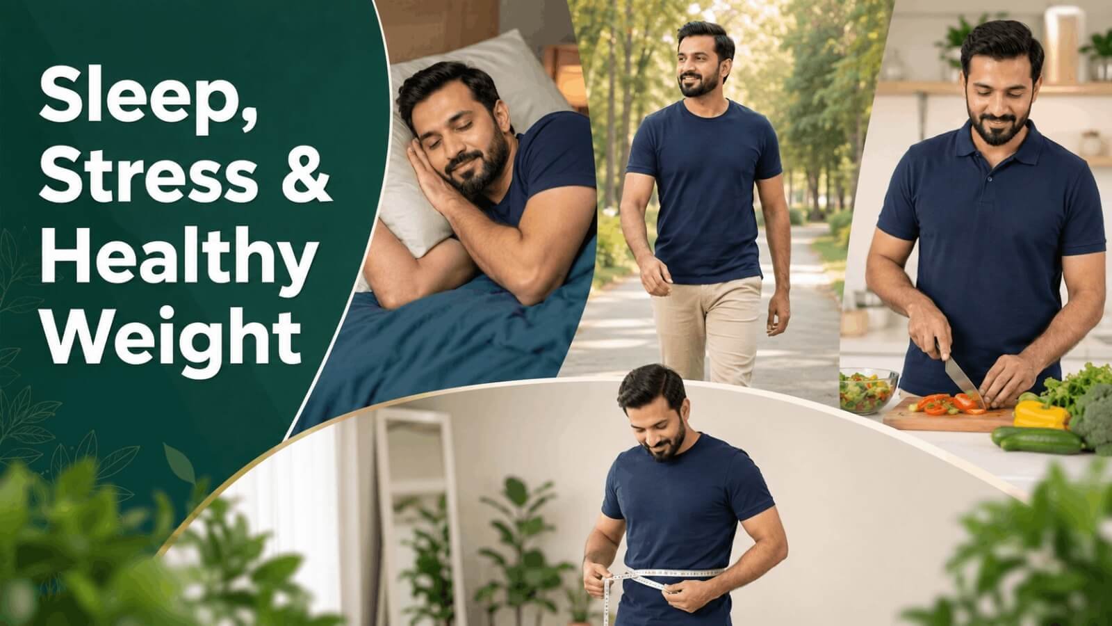 How sleep, stress management, and healthy weight affect male testosterone levels