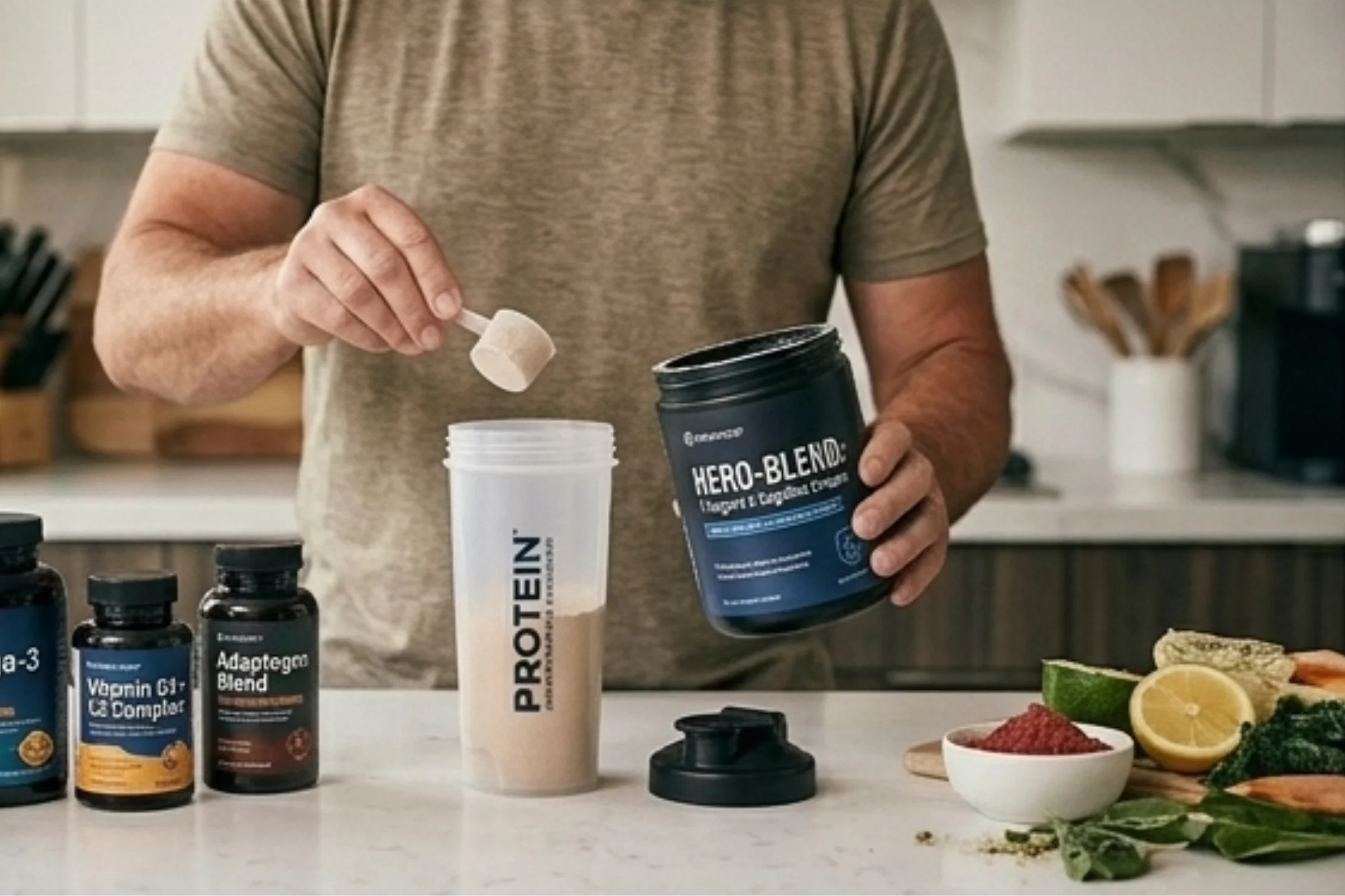 Supplements and wellness for men over 40