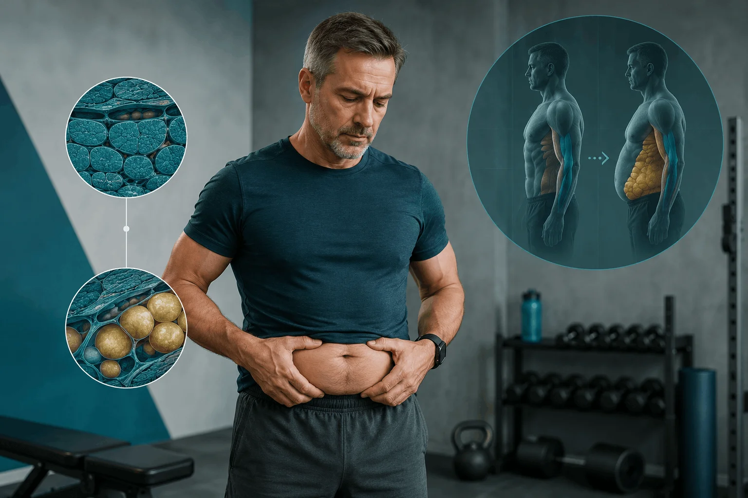 Why Men Gain Belly Fat After 40