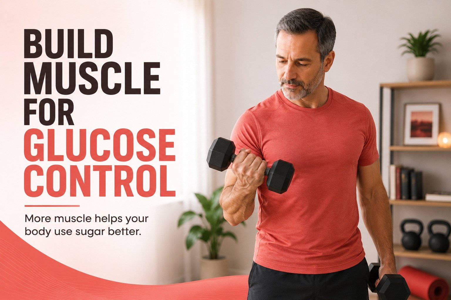 Strength training supports a normal blood sugar level by improving insulin sensitivity in men.