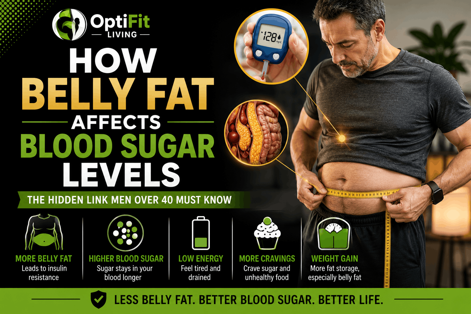 How Belly Fat Affects Blood Sugar Levels