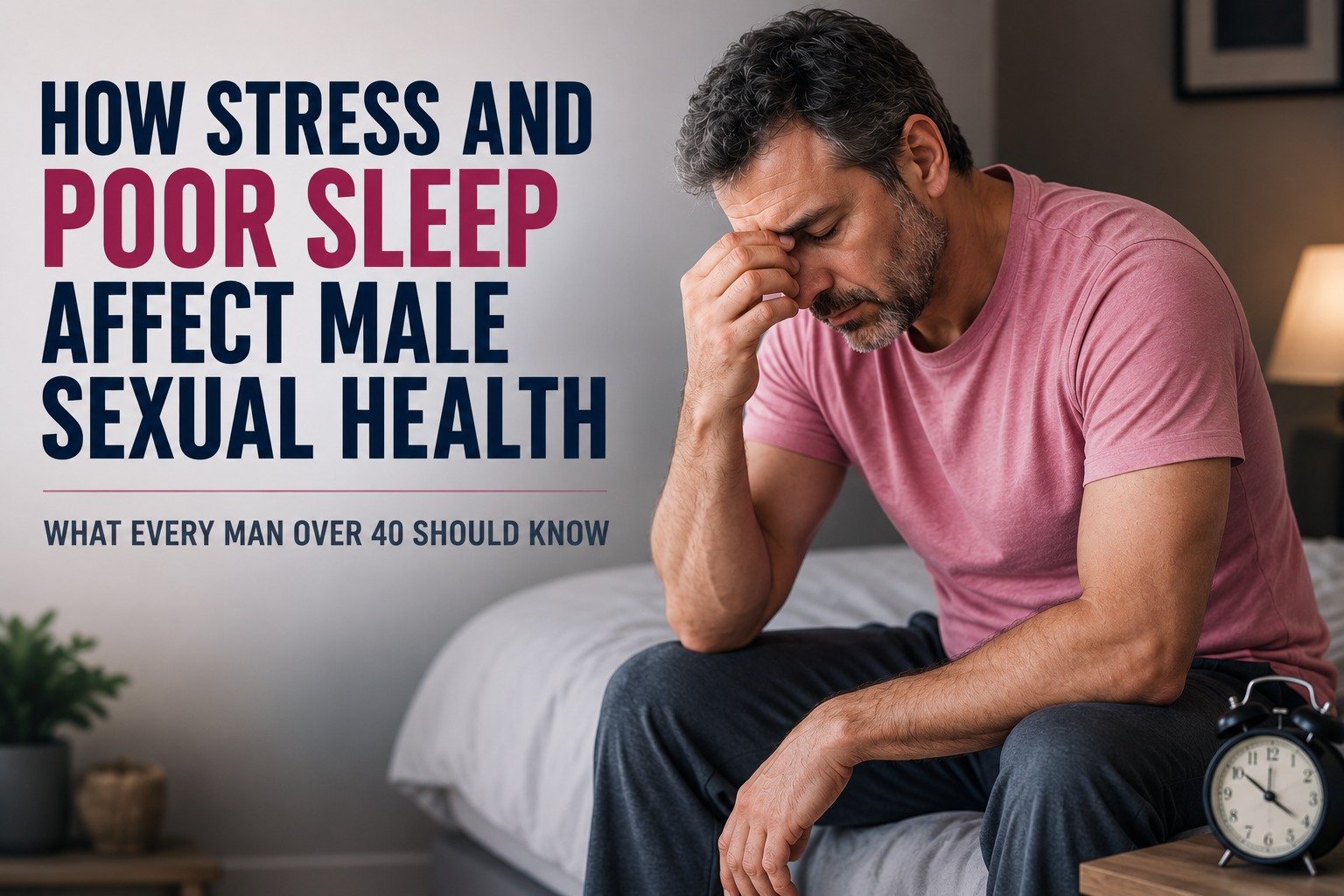 How Stress and Poor Sleep Affect Male Sexual Health