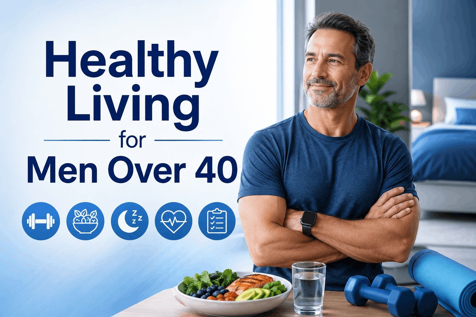 Healthy Living for Men Over 40: Complete Fitness & Wellness Guide