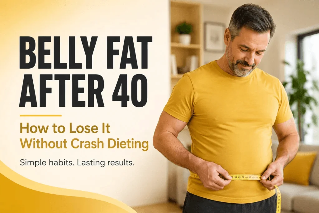 How to Lose Belly Fat After 40 Without Crash Dieting