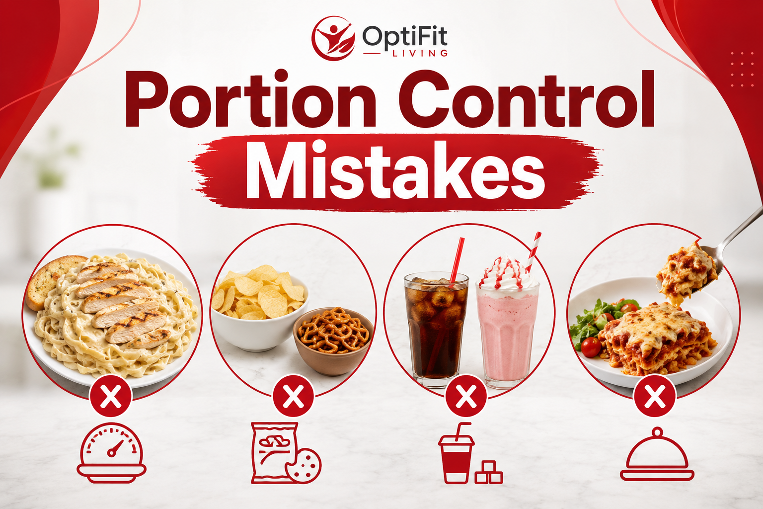  Common portion control mistakes men over 40 make while trying to lose weight. 