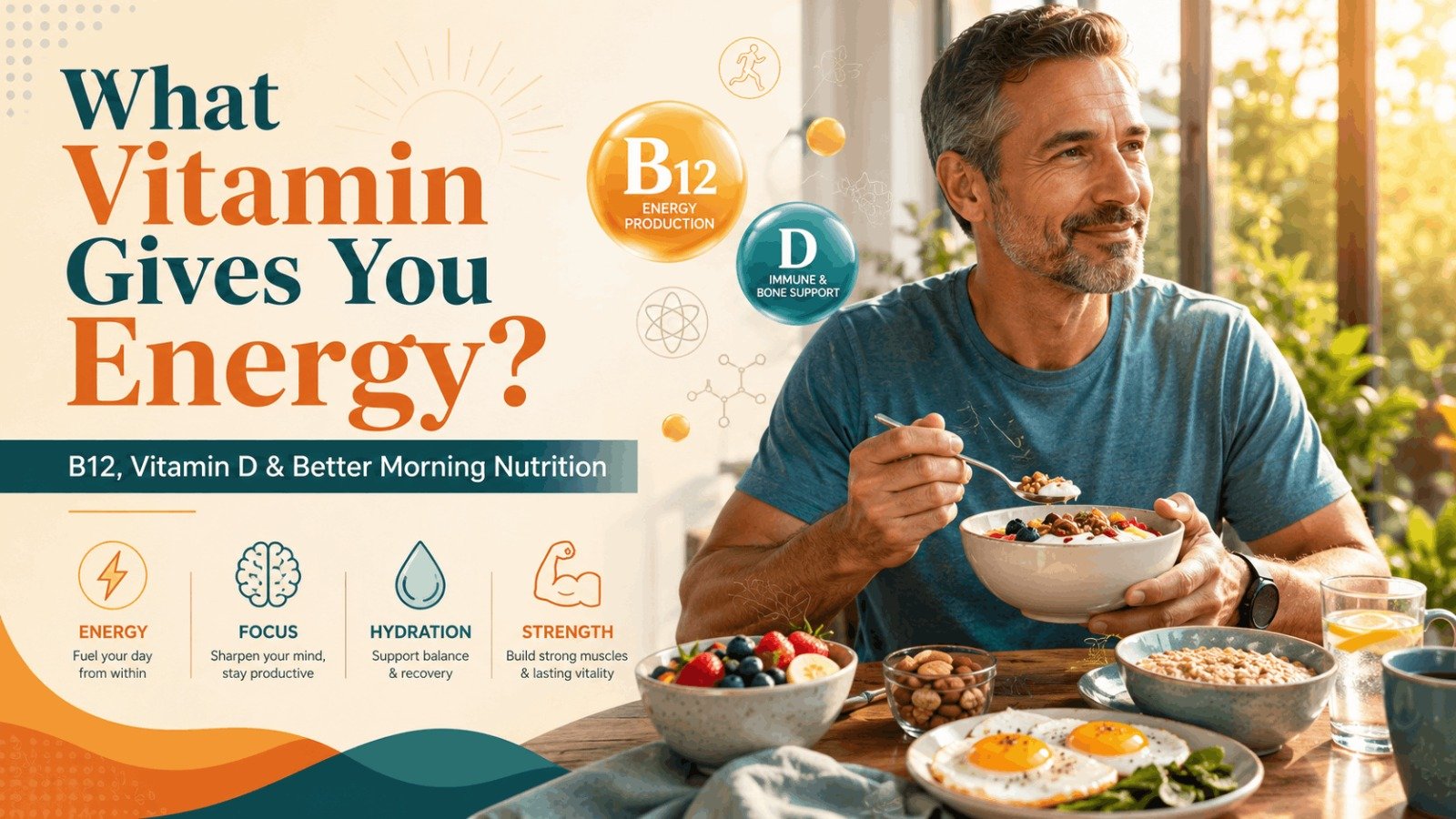 Tired After 40? What Vitamin Gives You Energy & The Best Morning Habits to Fix It