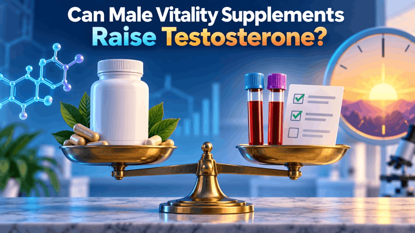 Can Male Vitality Supplements Raise Testosterone Levels