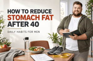 how to reduce stomach fat after 40 daily habits for men
