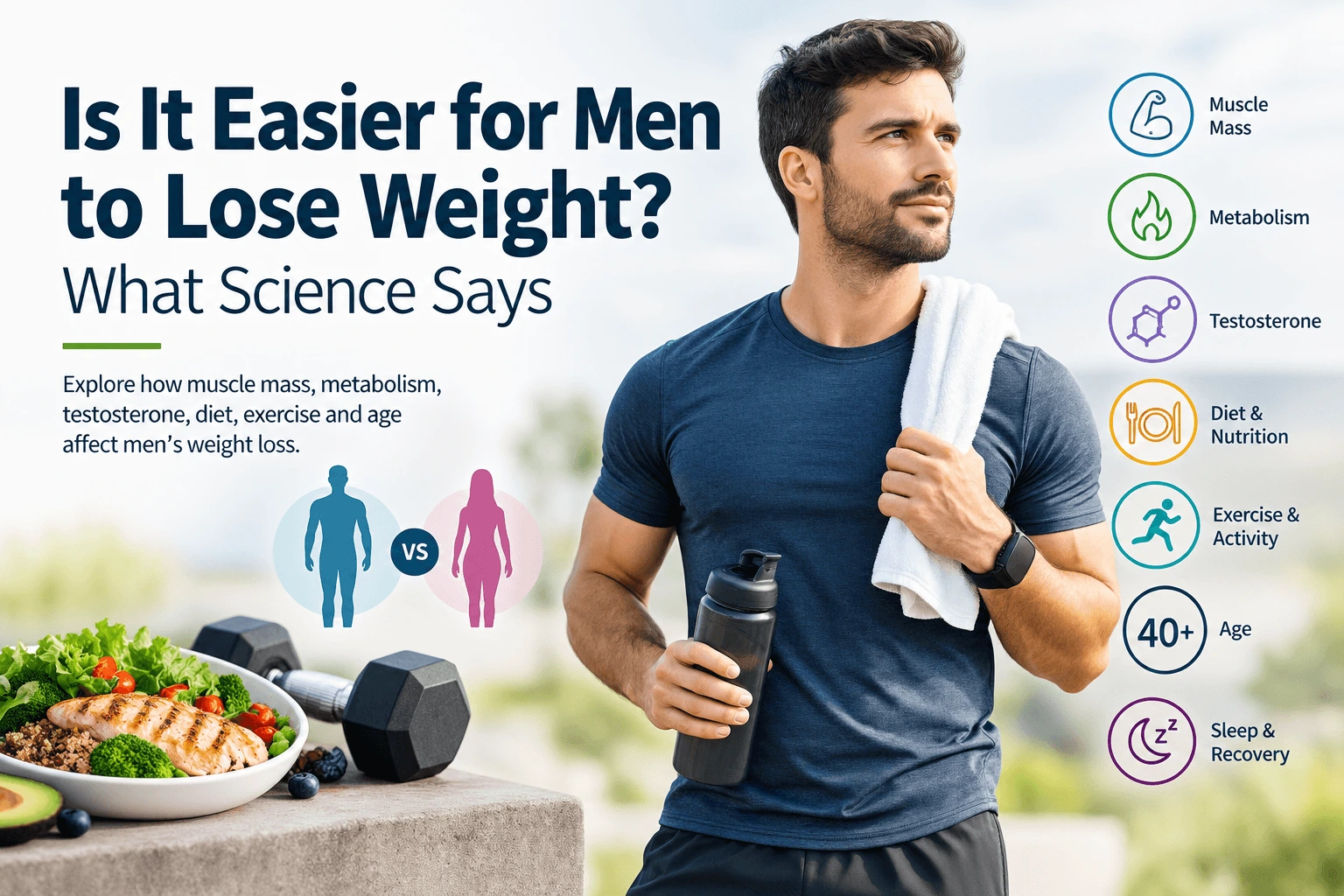 Is It Easier for Men to Lose Weight? What Science Says