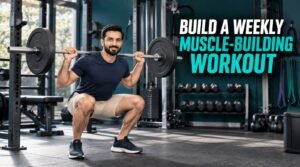 build a weekly muscles building workout