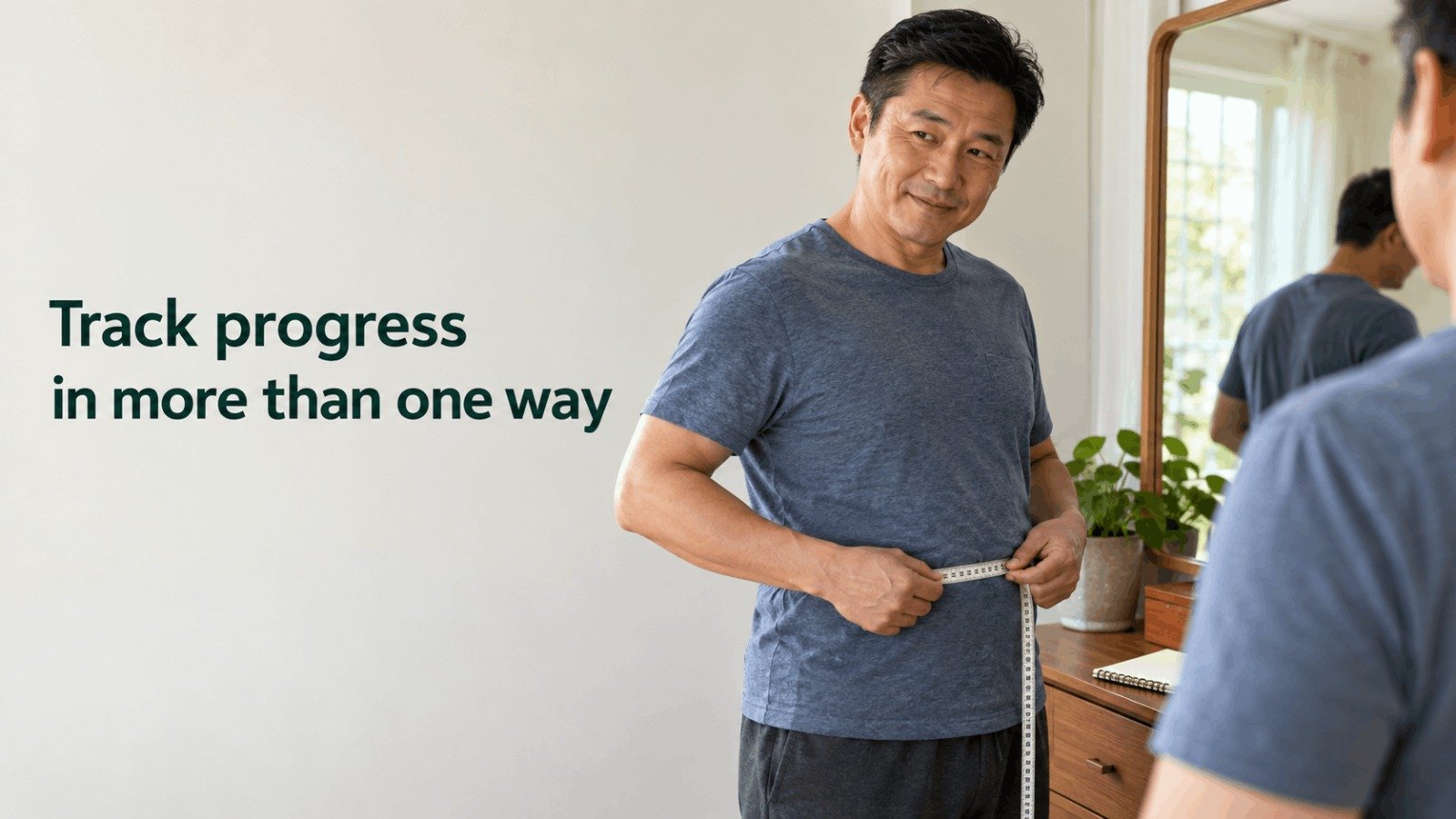 Track weight loss progress in more than one way with a waist measurement