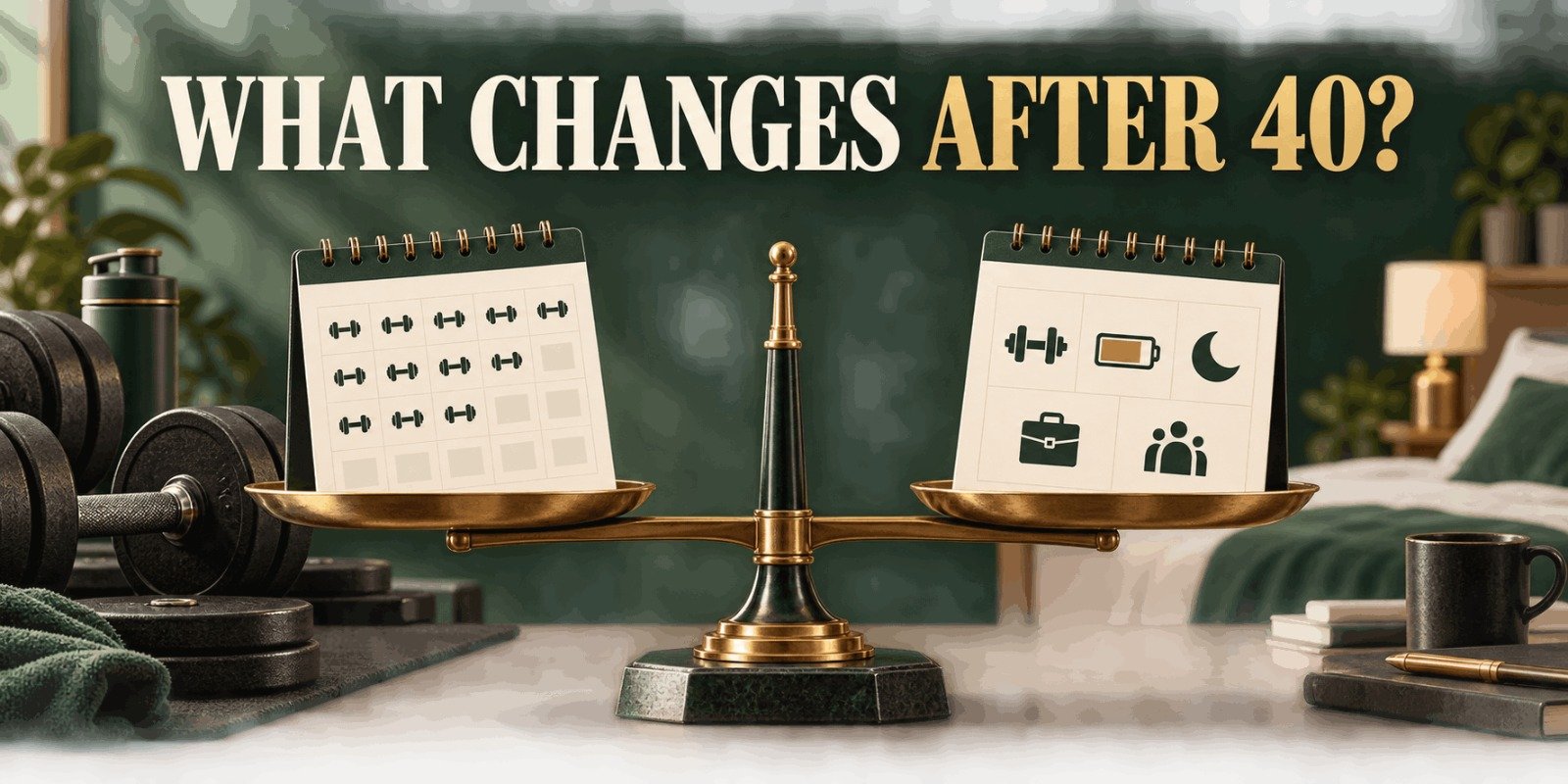 What changes after 40: balancing weight lifting with sleep, energy, work and family