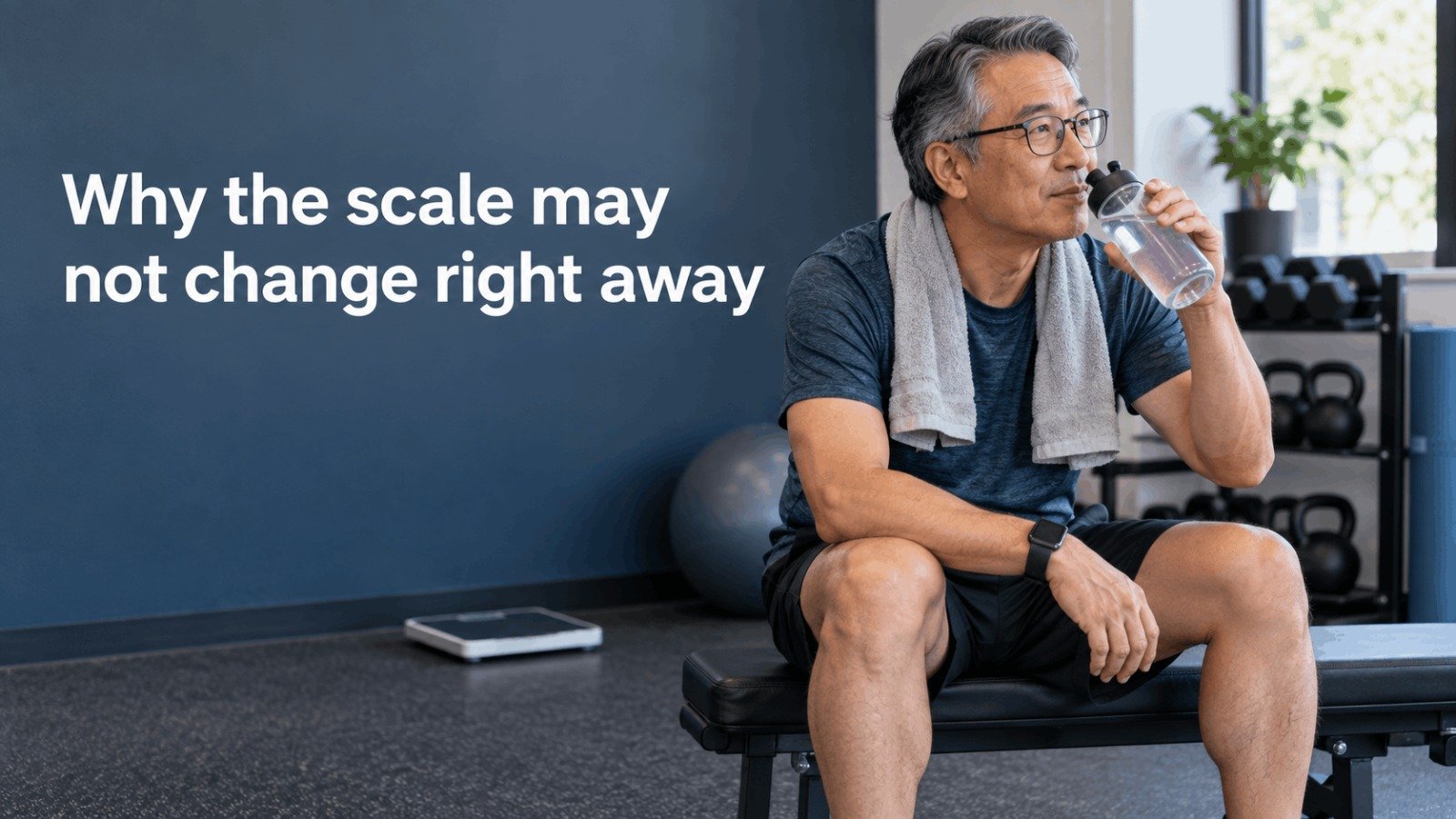 Why the scale may not change right away when you start losing weight